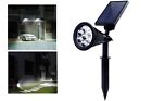 Picchetto Giardino Energia Solare 7W Luce Fredda Lampada Esterna Led