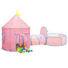 AX Tenda Gioco Bambini Tunnel 250 Palline Colorate Ricreazione Rosa News 3107736