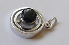 Anhänger UNID Italien Onyx 925 Silber Vintage 90er pendant silver