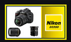 NIKON D3200 - MACCHINA FOTOGRAFICA DIGITALE + OBIETTIVO 18-105 + SIGMA 10-20