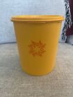 TUPPERWARE Vintage Harvest Orange 12 Cup Canister 807-2 w/Lid 808-16