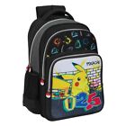 Zaino  Pokemon Pikachu Grande 42x29x22 cm. Multitasche. Adatto Scuola