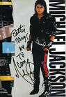 MICHAEL JACKSON Signed Photograph - Pop Singer  Bad  - reprint