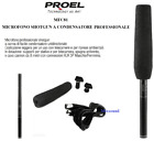 PROEL MFC81 MICROFONO SHOTGUN CONDENSATORE canna di FUCILE TELECAMERA CORO 36cm