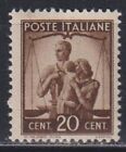 ITALIA REPUBBLICA 1945 Democratica 20 cent MNH