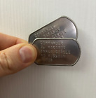 Dog Tags Piastrine Militari Inox con incisione MAKAROV Call Of Duty COD