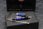 Aurora Optima Blue Chrome Rollerball Pen - UNUSED