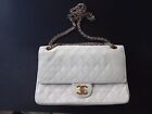 Bellissima borsa Chanel 11.12 vintage in pelle bianca molto ben tenuta!