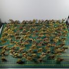 VINTAGE PLASTIC TOY SOLDIERS, BRITISH 8th ARMY approx 1/32 SCALE Hong Kong