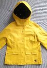 Abercrombie Kids XL Yellow Rain Coat Mac Cotton Lined Jacket Unisex Boy Girl