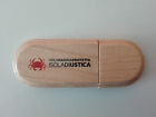 pendrive gadget pubblicitario AMP Ustica 4 GB 4GB USB 2 rara da collezione legno