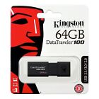 KINGSTON DataTraveler DT100G3 64 GB  USB 3.1 Gen 1 (USB 3.0) Chiavetta USB pc tv