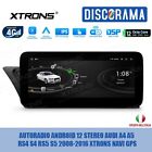 AUTORADIO ANDROID 12 STEREO AUDI A4 A5 RS4 S4 RS5 S5 2008-2016 XTRONS NAVI GPS