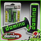 DOMINO Manopole 120 mm NERE VERDI Per MOTO CROSS TRIAL OFF ROAD MX MOTARD