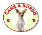 ADESIVO VETROFANIA CANE A BORDO CHIHUAHUA