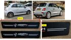 FIAT 500  ABARTH  (400mm LONG) CARBON VINYL FILM DECALS - FT009B