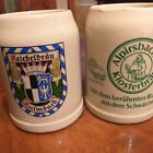 Boccali Birra In Ceramica Reichelbrau  Rulmbach + Alpirsbacher Klosterbrau -