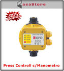 PRESS CONTROL REGOLATORE PRESSIONE AUTOCLAVE PRESSOSTATO ELETTRONICO + MANOMETRO