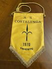 GAGLIARDETTO AS COSTALUNGA TRIESTE 1970 CON AUTOGRAFI