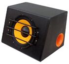 😍 SUBWOOFER AMPLIFICATO AUTO SUB ATTIVO COFANO 400W 10" SUB CAR MDF BASS REFLEX