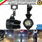 COPPIA FARI SUPPLEMENTARI LED FARETTI FENDINEBBIA MOTO 6000K PER BMW R 1200 GS