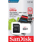 Sandisk Scheda Memoria Micro SD Adaptador 16Gb 32Gb 64Gb 128Gb Class 10