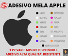 1 STEMMA ADESIVO APPLE STICKER MELA LOGO IPHONE IOS AUTO, MOTO, BICI, CASCO, PC