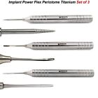 Dental Tooth Extraction Power Flex Periotome Titanium Implant Surgery Extracting