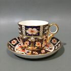 Royal Crown Derby Bone China “ Traditional Imari “ Coffee Cup & Saucer