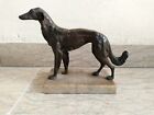 Scultura bronzo cane fermacarte antico