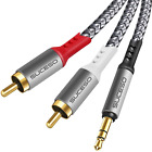 Cavo RCA Jack 3.5Mm Cavo Adattatore 3,5 Mm a 2 RCA Maschio Cavo Audio Stereo Jac