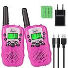 Sigdio Walkie Talkie Bambini con Batterie Ricaricabili e Caricabatterie (U7a)