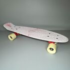 Penny Skateboard Pink/White 22.5"/57cm Cruiser Australia