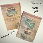 2 SACCHI JUTA DA CAFFE  PATATE OLIVE 70x100