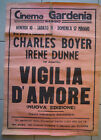 1946 - POSTER / MANIFESTO CINEMA GARDENIA DI BAGGIO MILANO " VIGILIA D AMORE "