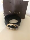 Cintura GUCCI uomo In Pelle Originale Tg 100