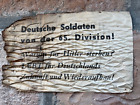 WW2 German Leaflet US ARMY Linea Gotica