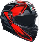 CASCO MOTO INTEGRALE AGV K3 ECE22.06 MULTI COMPOUND BLACK RED TG S