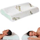 Cuscino Cervicale Memory Foam per Dormire Ortopedico Aloe Vera