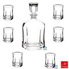 SERVIZIO LIQUORE CAPITOL 7 PZ BORMIOLI DAL DESIGN VINTAGE DALLE LINEE SQUADRATE