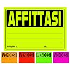 CARTELLO VENDESI AFFITTASI CEDESI ATTIVITA  PERSONALIZZATA A4