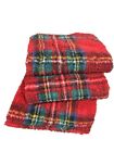 matrimoniale Coperta tartan pelliccia Scozzese Plaid Pile cm 200x250 