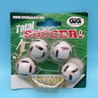 Set 4 Palloni Ufficiali Palle Palline Total Soccer Subbuteo Zeugo Gig