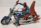 Figura Spiderman Con Moto toy biz año 2002