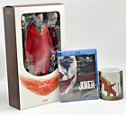 THE JOKER Happy Face Action Figure 30cm (Joaquin Phoenix) + Tazza MUG & Blu-Ray