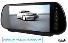 SPECCHIETTO RETROVISORE MONITOR 7 POLLICI BLUETOOTH VIVAVOCE USB SD MP5