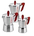 Caffettiera Caffè Moka Brillantata in Alluminio 2 Tazze Pedrini