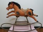 CAVALLO A DONDOLO VINTAGE. GIOCATTOLO ANNI 50 IN PLASTICA  MARCA CANOVA