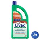 3x Nuncas Pavimenti Cera 1000 Ml. Livax Parquet Autol