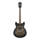 IBANEZ AS53TKF TRANSPARENT BLACK FLAT CHITARRA SEMIACUSTICA